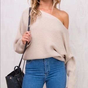 Princess Polly Arizona Off the Shoulder Sweater